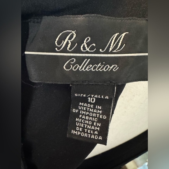 R&M Richards | Glitter Lace Mermaid Halter Gown (10) - Picture 10 of 13